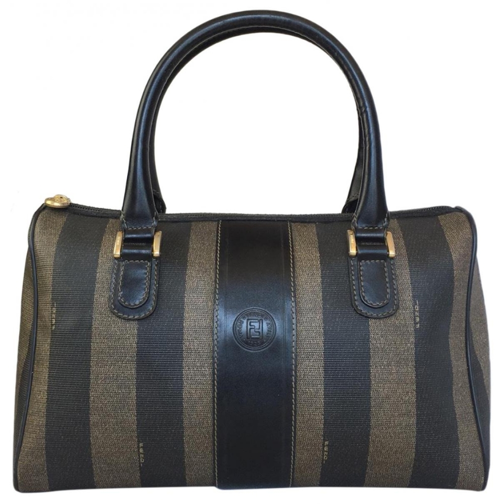 FENDI FOREVER BAULETTO CLOTH HANDBAG